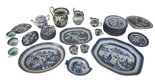 A Collection of Chinese Canton Tableware