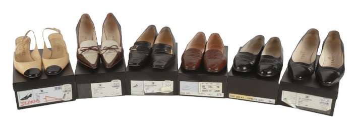 (6) Pairs Chanel Ladies Shoes