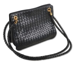 Navy Intrecciato Bottega Veneta Handbag