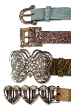 (4) Barry Kieselstein-Cord Sterling Belt Buckles (1 of 9)