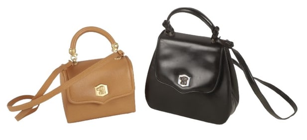 (2) Leather Barry Kieselstein-Cord Handbags