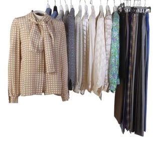 Andre Laug Silk Blouses, Trousers and Blazers