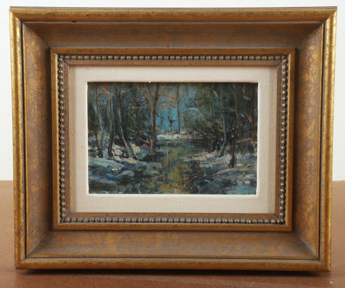 Walter Baum Winter Landscape Painting (1 of 6)