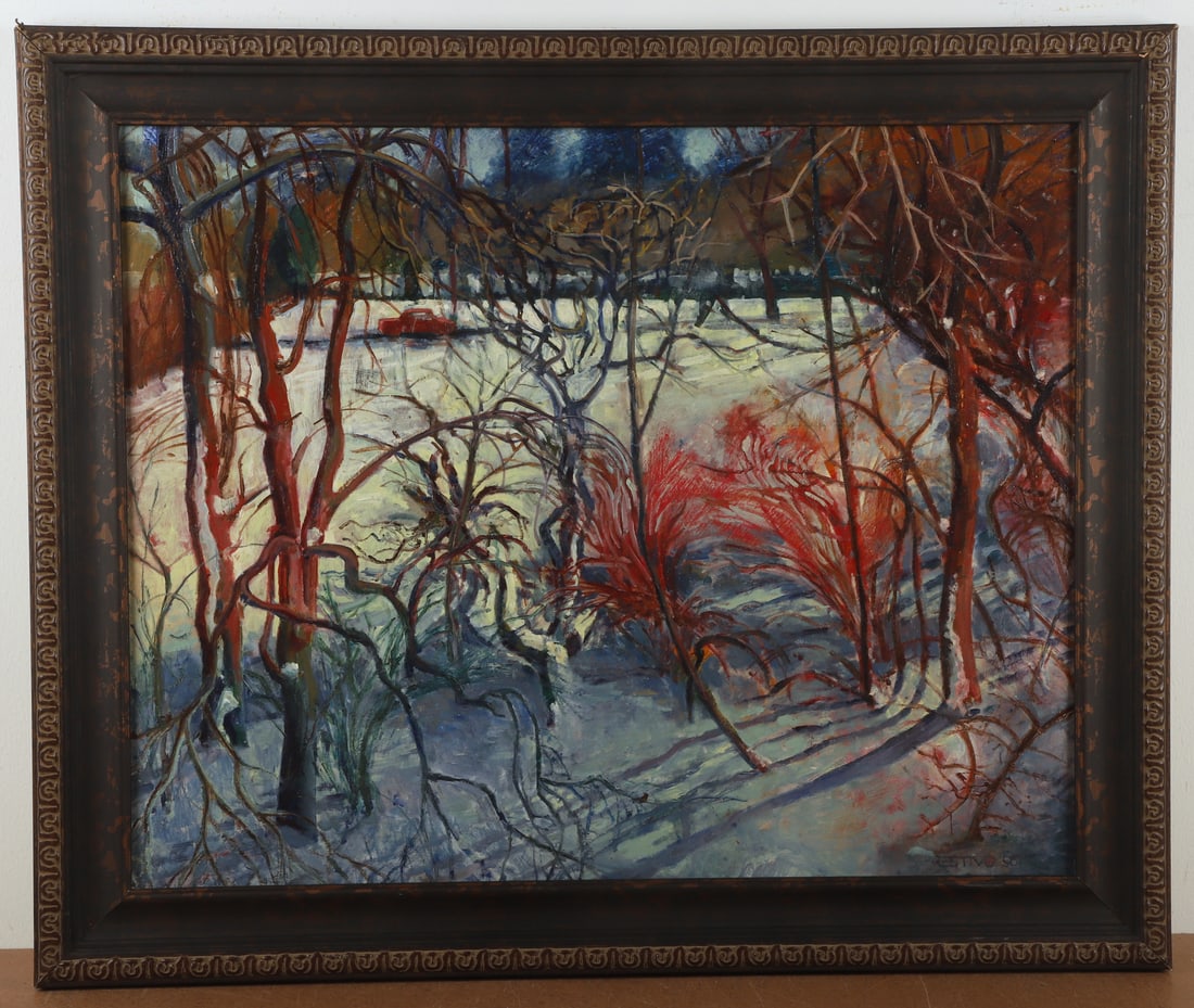 Len Restivo "Philadelphia Winter Landscape" (1 of 6)