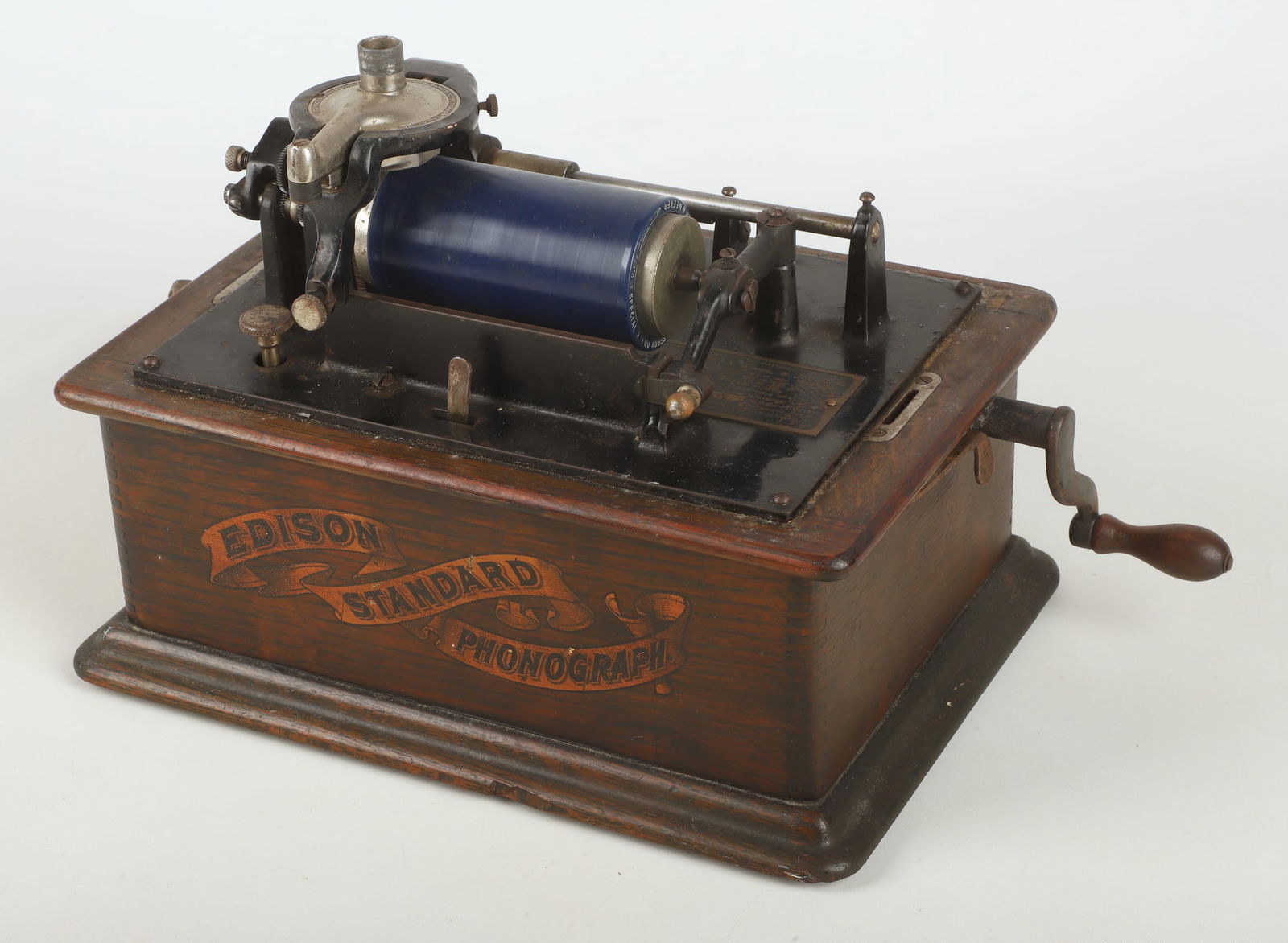 Edison Standard Cylinder Phonograph: Edison Standard Cylinder Phonograph, SN S66290, working at time of testing, not intended as a warranty