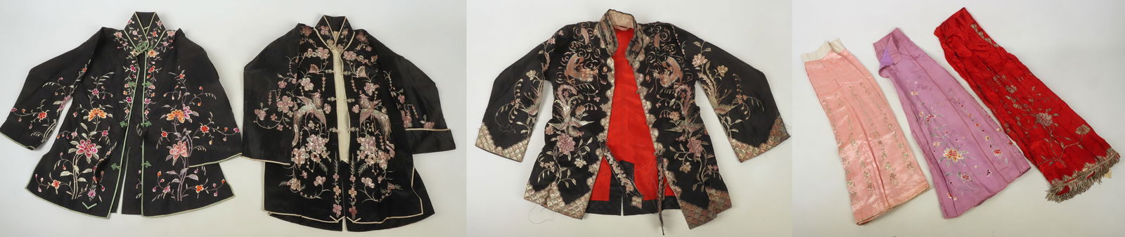 A Collection of Chinese Embroidered Silk Garments (1 of 16)