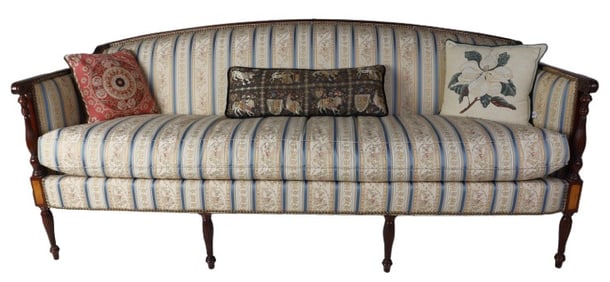 Hickory chair Sheraton style settee