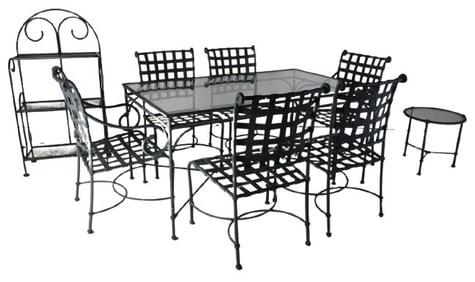 (9) Pieces Contemporary Patio and Outdoor Furnishings