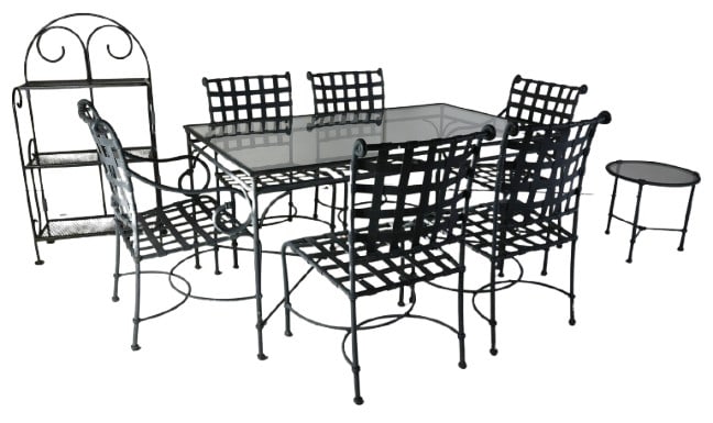 (9) Pieces Contemporary Patio and Outdoor Furnishings (1 of 13)