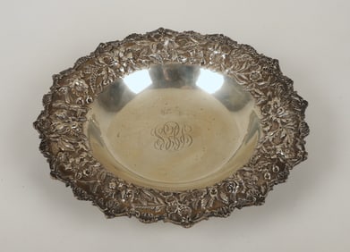 S. Kirk and Son Sterling Repousse Edge Bowl
