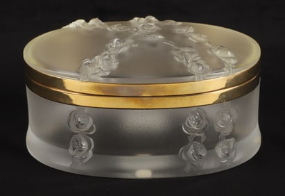 Lalique Coppelia Crystal Dresser Box