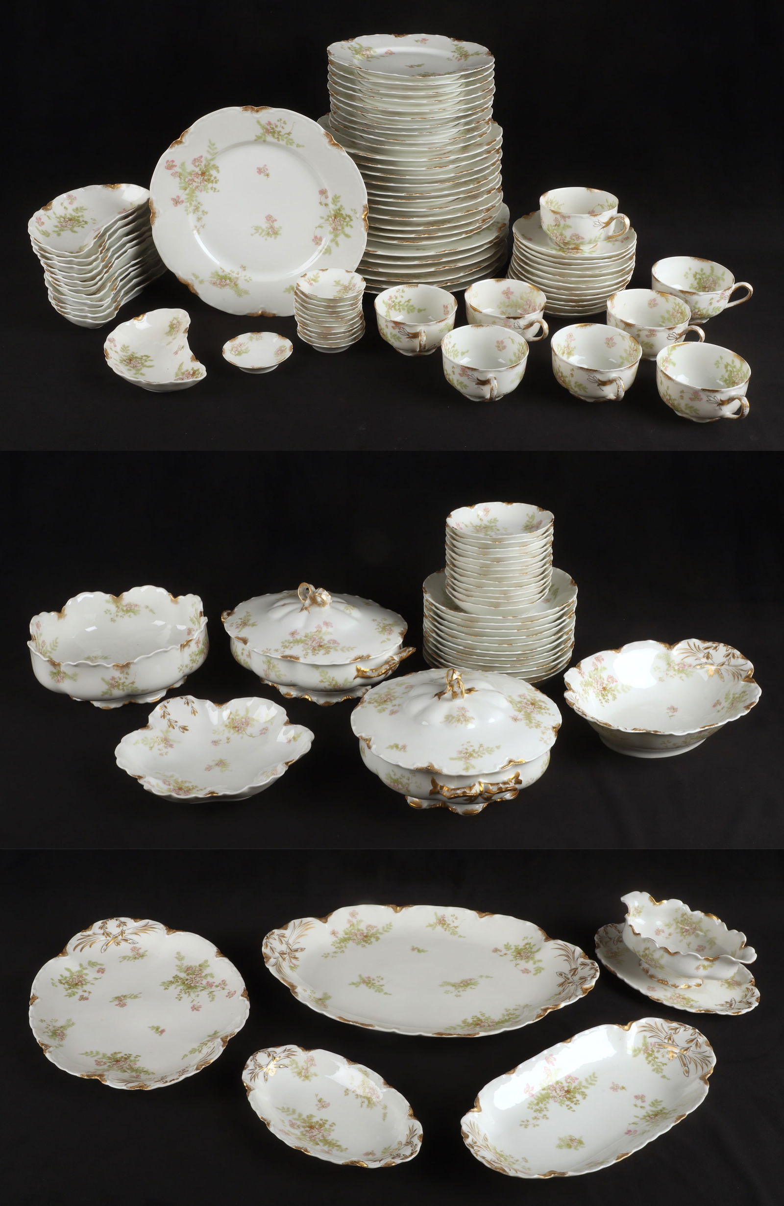 (103) Pieces Haviland Limoges Dinnerware (1 of 13)