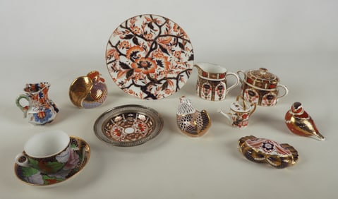 Imari and Style Decorated Table Items