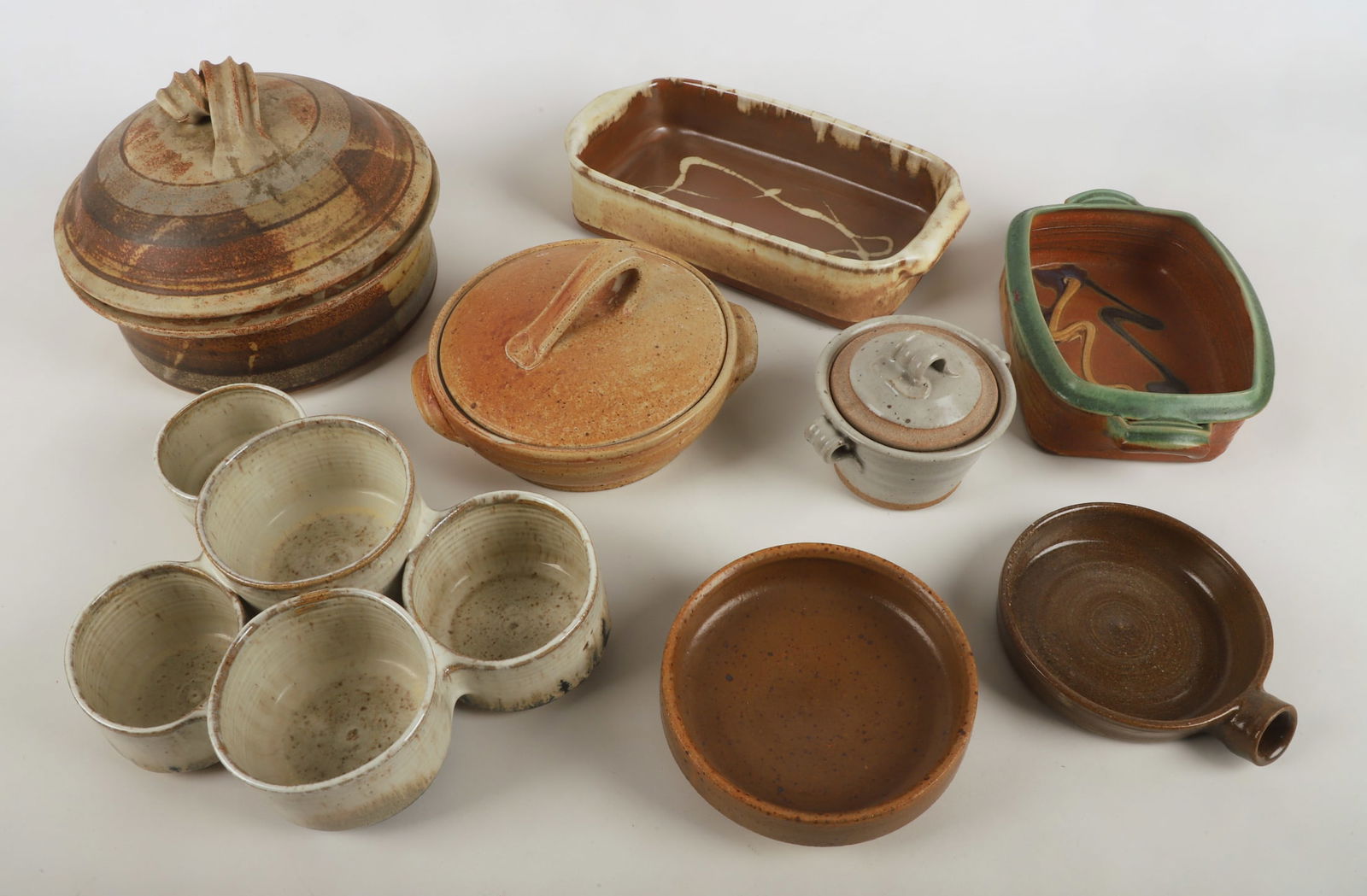 (8) Studio Pottery Table Items (1 of 8)