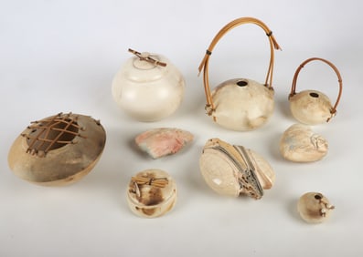 Raku Studio Pottery Grouping