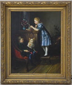 Reproduction Painting of Children