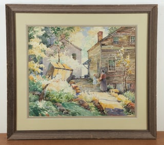 Albert Van Nesse Greene "Pennsylvania Homestead"