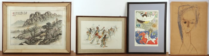 (4) Asian Artworks