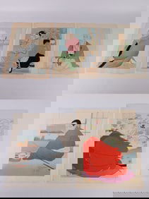 Paul Jacoulet (5) Japanese Woodblock Prints