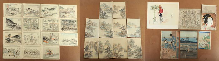 (30) Asian Prints & Paintings