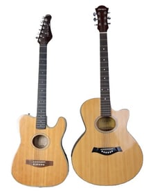 (2) Acoustic guitars