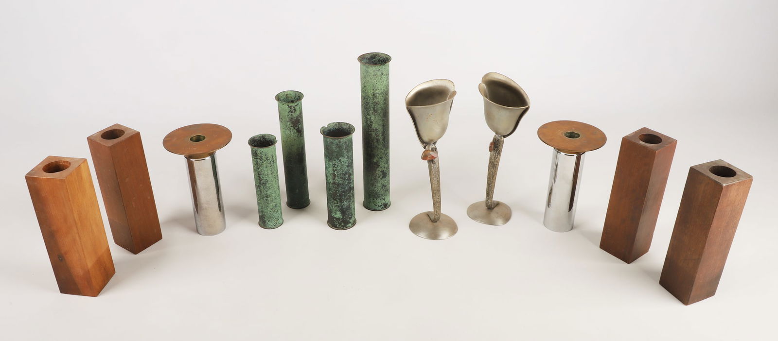 A Collection of Modernist Candlesticks (1 of 7)