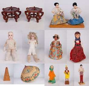 German Dolls, Asian Stands & More