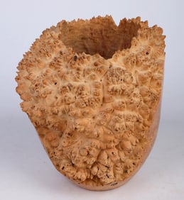 Bob Womack Big Leaf Maple Burl Vessel