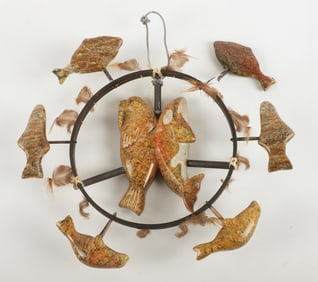 Bryon Amos Soapstone Carved Sculpture