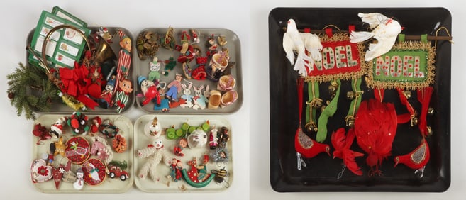 A Collection of Vintage Holiday Ornaments