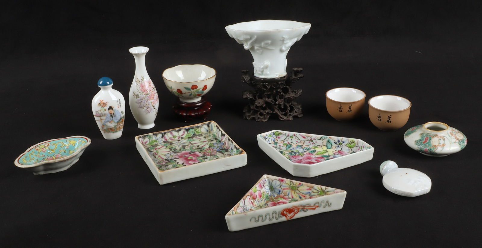 A Collection of Miniature Asian Porcelain & Pottery (1 of 19)