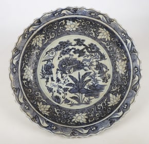 Chinese Blue and White Porcelain Charger