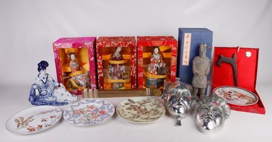 Asian Style Figures, Porcelain, Decor