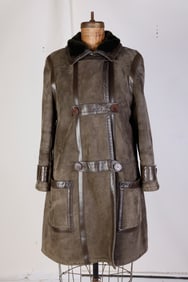 Vintage Yves Saint Laurent Ladies Shearling Coat