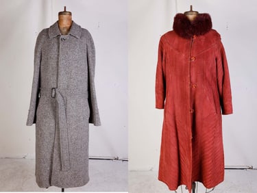 (2) Vintage Zeiler Shearling and Burberry's Coats