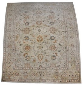9' x 11'8" Modern Oriental Rug Copy Of A Tabriz
