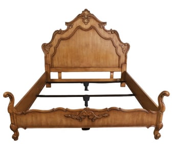 Century Rococo style king size bed