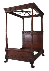 G Vollmer & Son Monumental Canopy Bed
