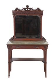 G Vollmer & Son Figural Carved Vanity