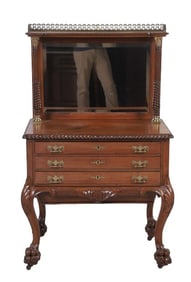 Philadelphia Classical Revival Chiffonier Desk