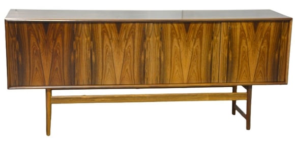 Modern rosewood low sideboard in the mann of Torbjorn Afdal