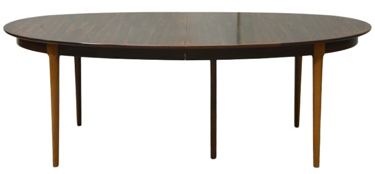 Danish modern rosewood dining table (1 of 9)