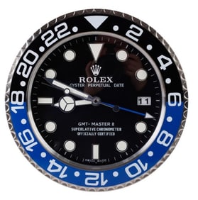 Watch Dealer Display Clock Rolex Batman