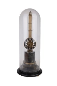 Upside down Mystery Swing Clock with Dome