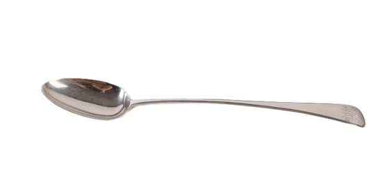 Fuller White Silver Stuffing Spoon