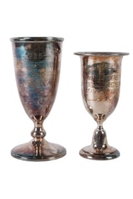 (2) Cornell University Heavy Weight Boxing Trophies