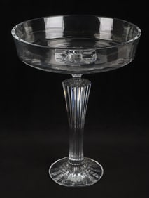 Baccarat Crystal Mille Nuits Footed Fruit Bowl