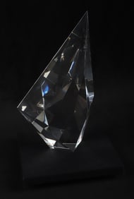 Christopher Ries 'Solstice' Crystal Sculpture