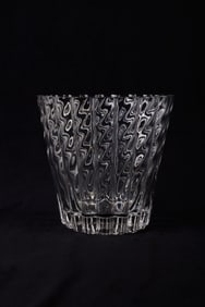 Tiffany & Co Optic Swirl Crystal Champagne Bucket