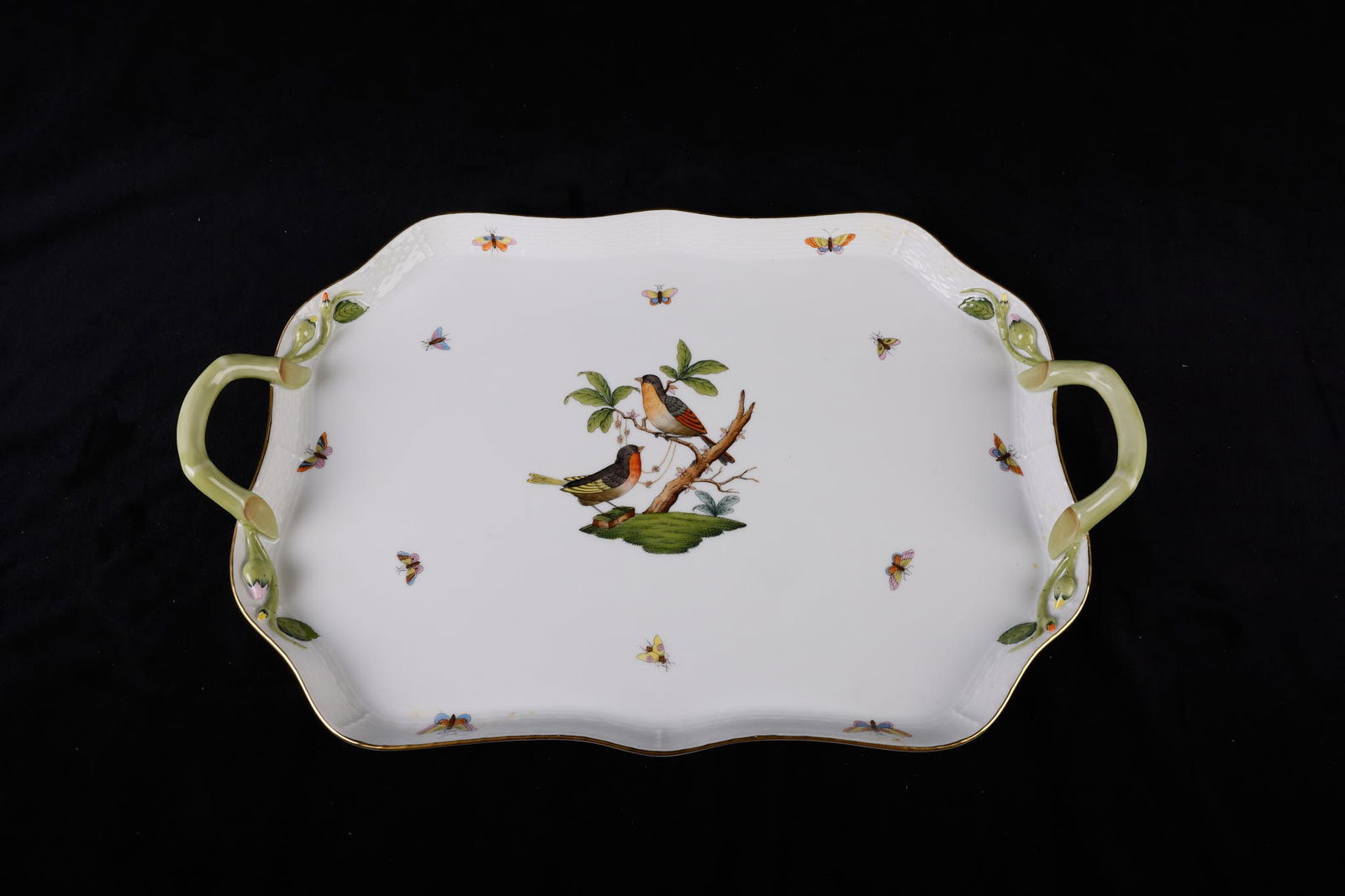 Herend Rothschild Bird Porcelain Tray (1 of 4)